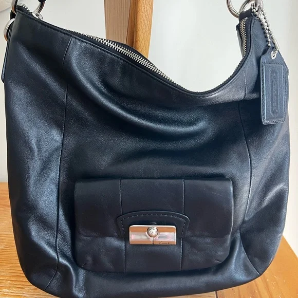 Coach Kirstin Leather Hobo Bag - Picture 2 of 9